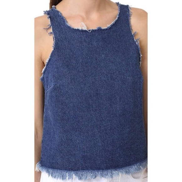 Tularosa Scarlett Denim Tank Sz S - Picture 2 of 8